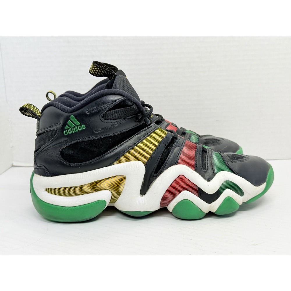 Adidas Crazy 8 Rasta Basketball Shoes Black‎ Green Red Men's Size 12 G99084